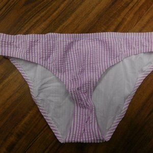 NWT J.Crew $44 Seersucker Bikini Bottom 23515